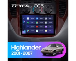Teyes CC3 Toyota Highlander 1 XU20 2001-2007 9" Штатна магнітола