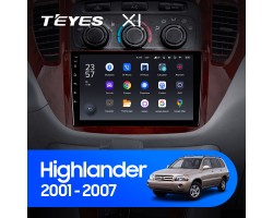 Teyes X1 2+32Gb Toyota Highlander 1 XU20 2001-2007 9" Штатна магнітола