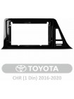 AMS T910 Toyota C-HR CHR (1 Din) 2016-2020 9" Штатна магнітола