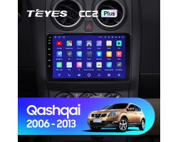 Teyes CC2 PLUS Nissan Qashqai 1 J10 2006-2013 9" Штатная магнитола