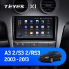 Teyes X1 2+32Gb Wi-Fi Audi A3 2 8P, S3, RS3 9" Штатная магнитола