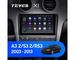 Teyes X1 2+32Gb Wi-Fi Audi A3 2 8P, S3, RS3 9" Штатна магнітола