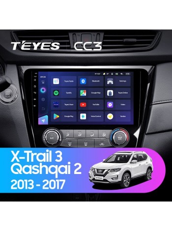 Teyes CC3 Nissan X-Trail X Trail 3 T32 2013-2017-Automatic air conditioning 10" Штатна магнітола
