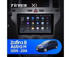 Teyes X1 2+32Gb Opel Zafira B 2005-2014 For Opel Astra H 2004-2014 9" Штатная магнитола