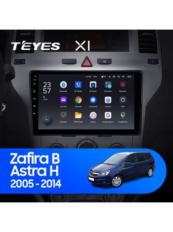 Teyes X1 2+32Gb Opel Zafira B 2005-2014 For Opel Astra H 2004-2014 9" Штатна магнітола
