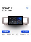 Teyes X1 2+32Gb Toyota Corolla 9 E120 2004-2006 9" Штатная магнитола