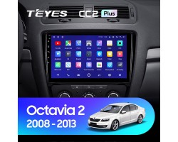 Teyes CC2 PLUS Skoda Octavia 2 A5 2008-2013 10" Штатна магнітола