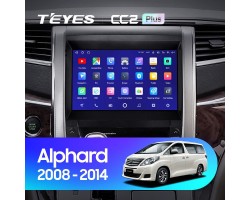 Teyes CC2 PLUS Toyota Alphard H20 2008-2014 9" Штатная магнитола