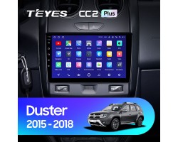 Teyes CC2 PLUS Renault Duster 2015-2018 9" Штатна магнітола