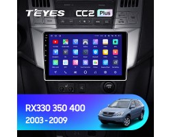 Teyes CC2 PLUS Lexus RX300 RX330 RX350 RX400H Toyota harrier 2003-2009 9" Штатна магнітола