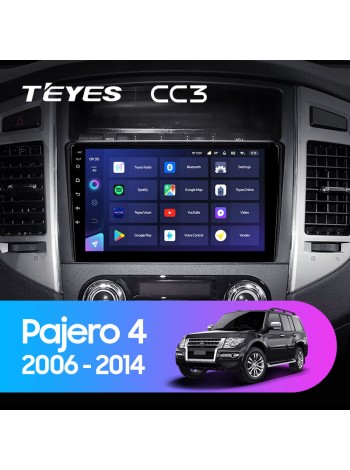 Teyes CC3 Mitsubishi Pajero 4 V80 V90 2006-2014 9" Штатна магнітола