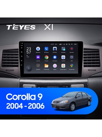 Teyes X1 2+32Gb Toyota Corolla 9 E120 2004-2006 9" Штатная магнитола