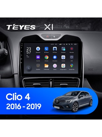 Teyes X1 2+32Gb Renault Clio 4 BH98 KH98 2016-2019 10" Штатна магнітола