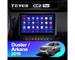 Teyes CC2 PLUS Renault Duster / Arkana 2019 10" Штатная магнитола