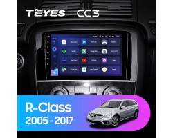 Teyes CC3 Mercedes Benz R-Class W251 R280 R300 R320 2005-2009 9" Штатна магнітола