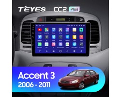 Teyes CC2 PLUS Hyundai Accent 3 2006-2011 9" Штатная магнитола