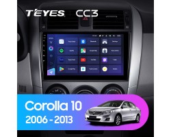Teyes CC3 Toyota Corolla 10 E140 E150 2006-2013 9" Штатна магнітола