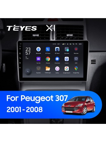 Teyes X1 2+32Gb Peugeot 307 1 2001-2008 9" Штатна магнітола