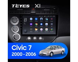Teyes X1 2+32Gb Honda Civic 7 2000-2006 9" Штатна магнітола