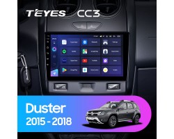 Teyes CC3 Renault Duster 2015-2018 9" Штатна магнітола