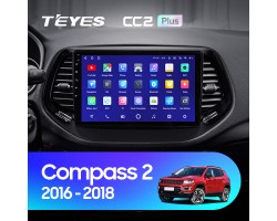 Teyes CC2 PLUS Jeep Compass 2 MP 2016-2018 10" Штатна магнітола