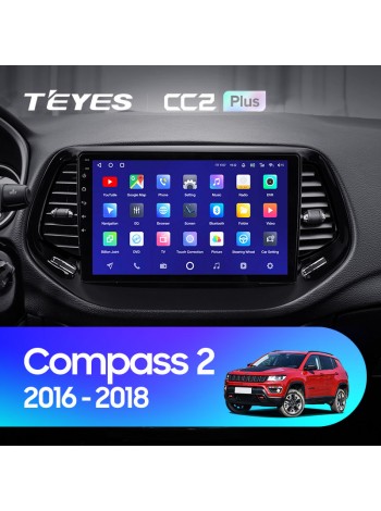 Teyes CC2 PLUS Jeep Compass 2 MP 2016-2018 10" Штатна магнітола