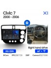 Teyes X1 2+32Gb Honda Civic 7 2000-2006 9" Штатная магнитола