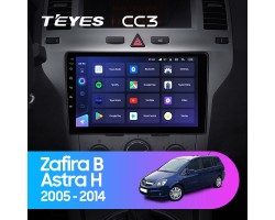 Teyes CC3 Opel Zafira B 2005-2014 For Opel Astra H 2004-2014 9" Штатна магнітола