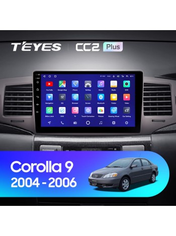 Teyes CC2 PLUS Toyota Corolla 9 E120 2004-2006 9" Штатна магнітола