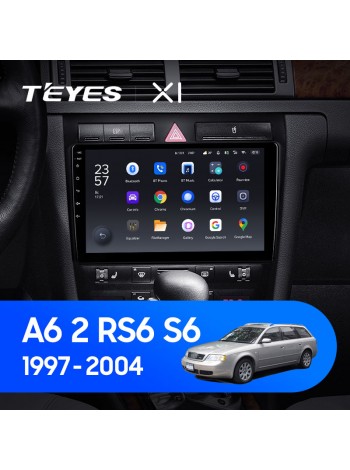 Teyes X1 2+32Gb Audi A6 2 1997-2004 S6 2 1999-2004 RS6 1 2002-2006 9" Штатна магнітола