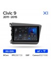 Teyes X1 2+32Gb Honda Civic 9 FB FK FD 2011-2015 9" Штатна магнітола