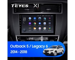 Teyes X1 2+32Gb Subaru Outback 5 2014-2018 Legacy 6 2014-2017 9" Штатная магнитола