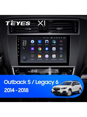 Teyes X1 2+32Gb Subaru Outback 5 2014-2018 Legacy 6 2014-2017 9" Штатна магнітола
