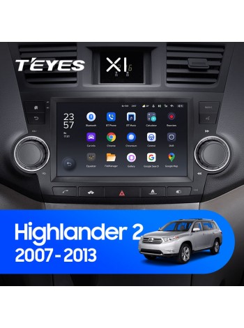 Teyes X1 2+32Gb Toyota Highlander 2 XU40 2007-2013 9" Штатна магнітола