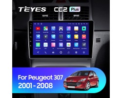 Teyes CC2 PLUS Peugeot 307 1 2001-2008 9" Штатная магнитола