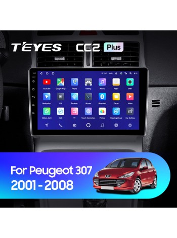 Teyes CC2 PLUS Peugeot 307 1 2001-2008 9" Штатна магнітола