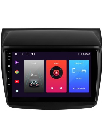 Штатна магнітола Sigma F9216 2+32 Gb Mitsubishi Pajero Sport 2 L200 Triton 2008-2016 9" CarPlay
