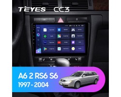 Teyes CC3 Audi A6 2 1997-2004 S6 2 1999-2004 RS6 1 2002-2006 9" Штатная магнитола