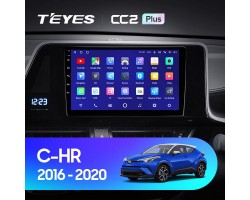 Teyes CC2 PLUS Toyota C-HR CHR (1 Din) 2016-2020 9" Штатная магнитола