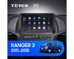 Teyes X1 2+32Gb Ford Ranger 3 2011-2015 9" Штатна магнітола