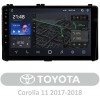 Штатная магнитола AMS T910 Toyota Corolla 11 2017-2018 9"
