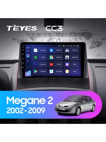 Teyes CC3 Renault Megane 2 2002-2009 9" Штатная магнитола