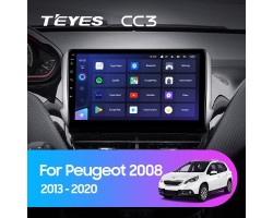 Teyes CC3 Peugeot 2008 1 208 (1Din) 2013-2020 10" Штатная магнитола