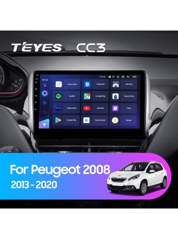 Teyes CC3 Peugeot 2008 1 208 (1Din) 2013-2020 10" Штатная магнитола