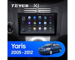 Штатна магнітола Teyes X1 2+32Gb Toyota Yaris XP90 2005-2012 9"