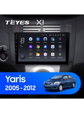 Штатна магнітола Teyes X1 2+32Gb Toyota Yaris XP90 2005-2012 9"