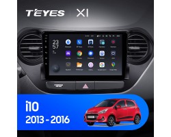 Teyes X1 2+32Gb Hyundai i10 2013-2016 9" Штатная магнитола