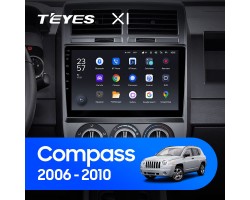 Teyes X1 2+32Gb Jeep Compass 1 MK 2006-2010 10" Штатна магнітола