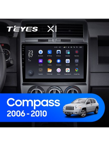 Teyes X1 2+32Gb Jeep Compass 1 MK 2006-2010 10" Штатна магнітола