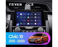 Teyes CC3 Honda Civic 10 FC FK 2015-2020 9" Штатная магнитола